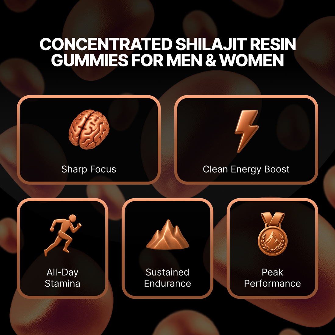 Performance Shilajit Gummies